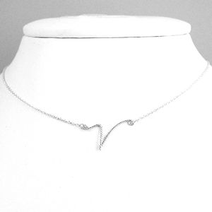 Initial Necklace sterling silver